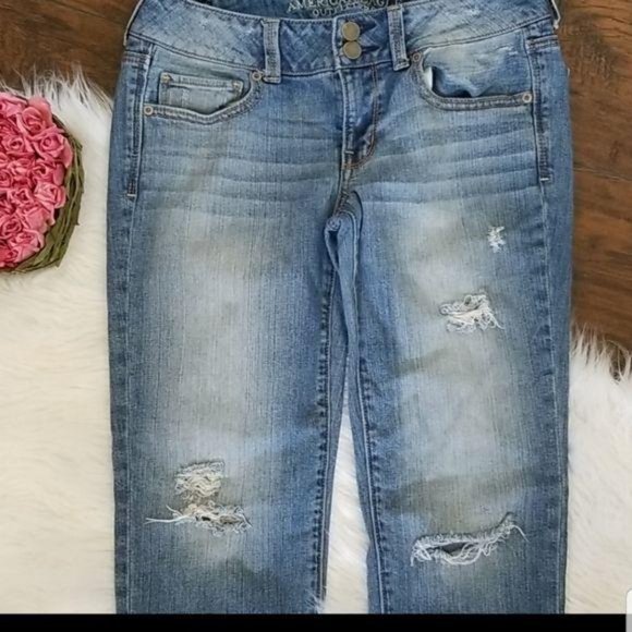 American Eagle artist crop Jeans - Picture 2 of 7